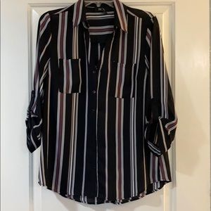 BCX striped blouse
